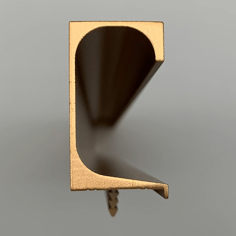 Profili in alluminio per estrusione Hardware per mobili personalizzato per arredamento di materiali da costruzione