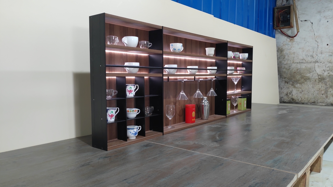 Display di libreria multiuso in alluminio
