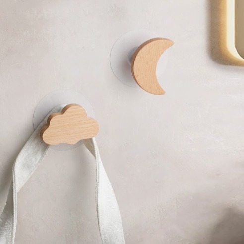 Creativo cartone animato camera dei bambini animale porta armadio tirare cassetto di legno massello armadio armadio porta manico ganci