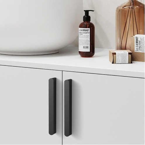 Porta Armadio Armadio cassetto T Maniglia Modern Simple Aluminum Alloy Allungato Maniglia Porta Armadio Scandinavo