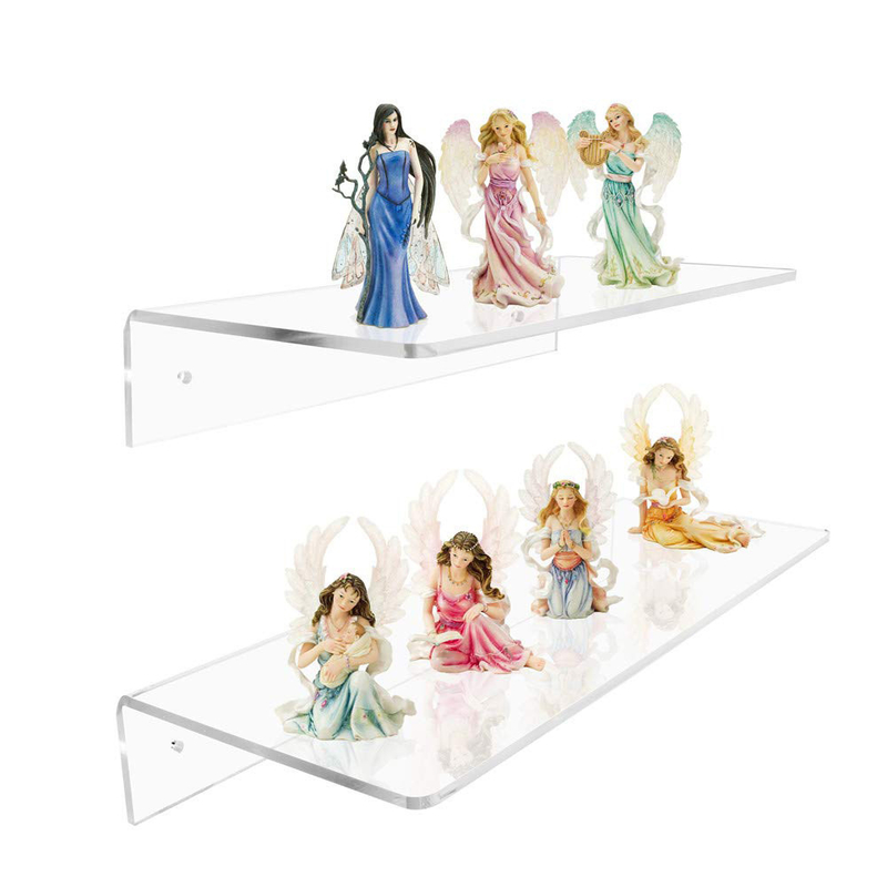 Moderno ripiano di legno per la decorazione domestica in elegante colore bianco