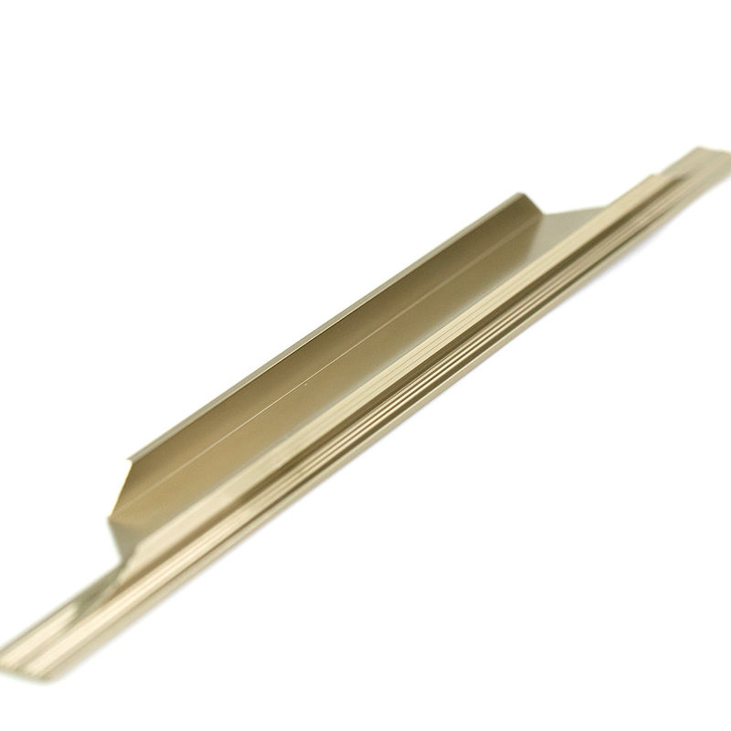 Maniglie di alluminio di tirata della porta del grande della porta Rcr-368 oro variopinto del cassetto