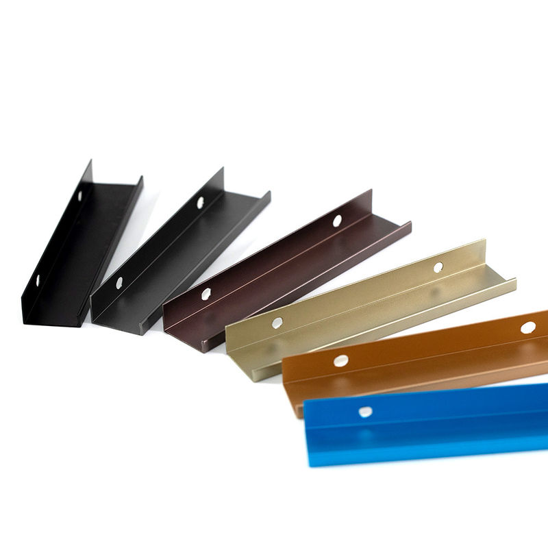 maniglie su ordinazione della mobilia dell'alluminio di colore di 20cm per il cassetto