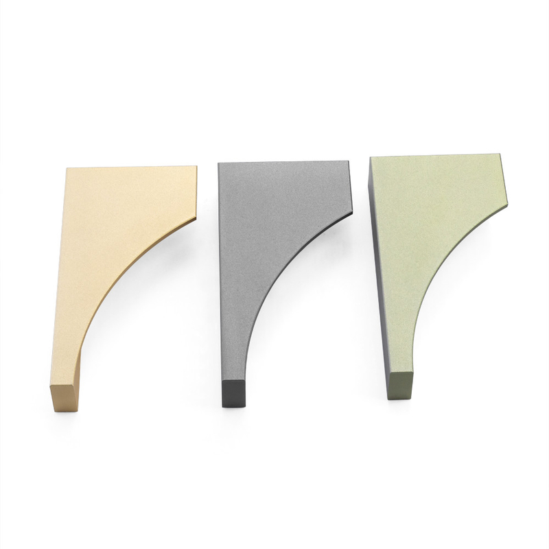 maniglie di porta di alluminio d'ottone del Governo di colore di combinazione 3 di 120mm