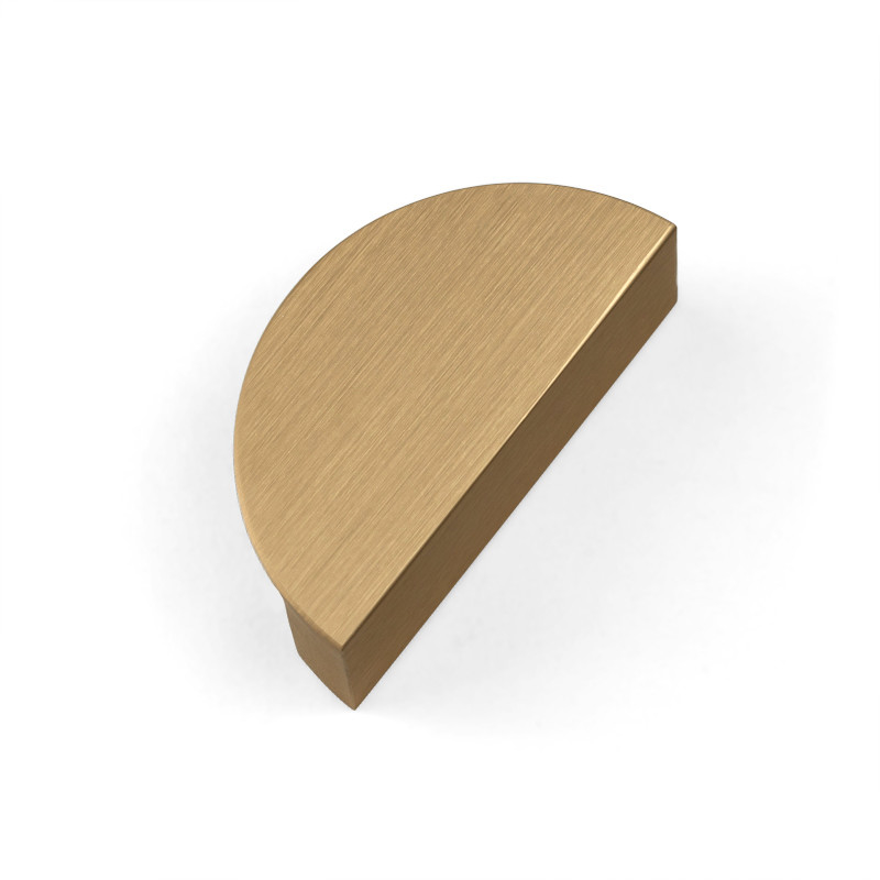 L'ottone temporaneo Luxe del raso del semicerchio del Governo tratta l'armadio da cucina tratta 2.63in 3.54in 4.7inches