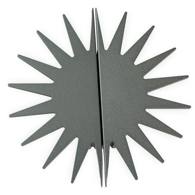 Il Sun dorato ha modellato le maniglie di porta decorative di alluminio del guardaroba della novità delle manopole 4.72inches del Governo