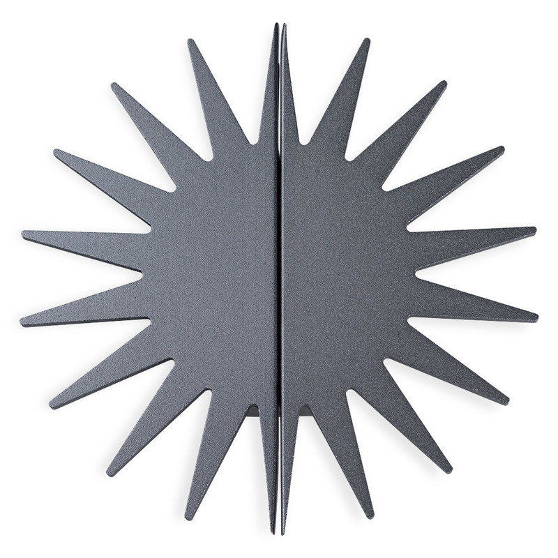 Il Sun dorato ha modellato le maniglie di porta decorative di alluminio del guardaroba della novità delle manopole 4.72inches del Governo